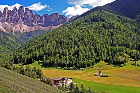 Das Villnssttal in Südtirol