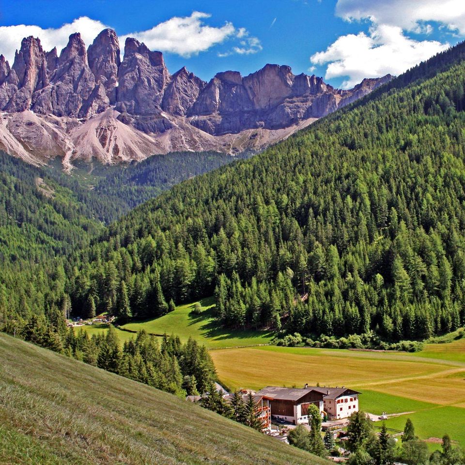 Das Villnssttal in Südtirol