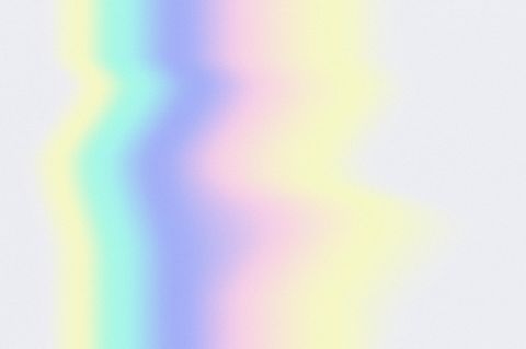 Aura lesen: Verschiedene Farben der Aura vor weißem Hintergrund