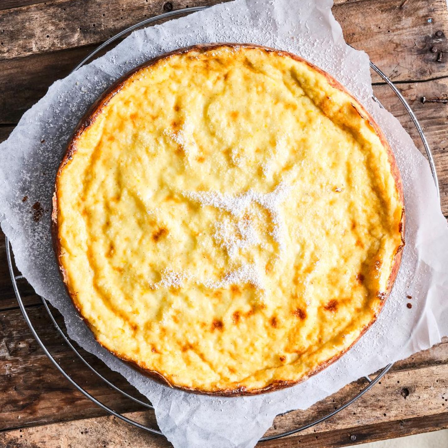 Migliaccio – italienischer Grießkuchen