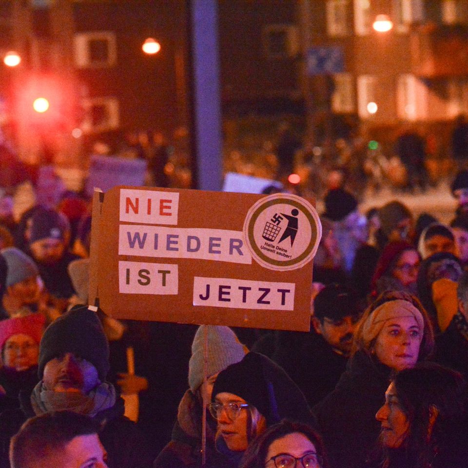 Demo gegen rechts in Köln