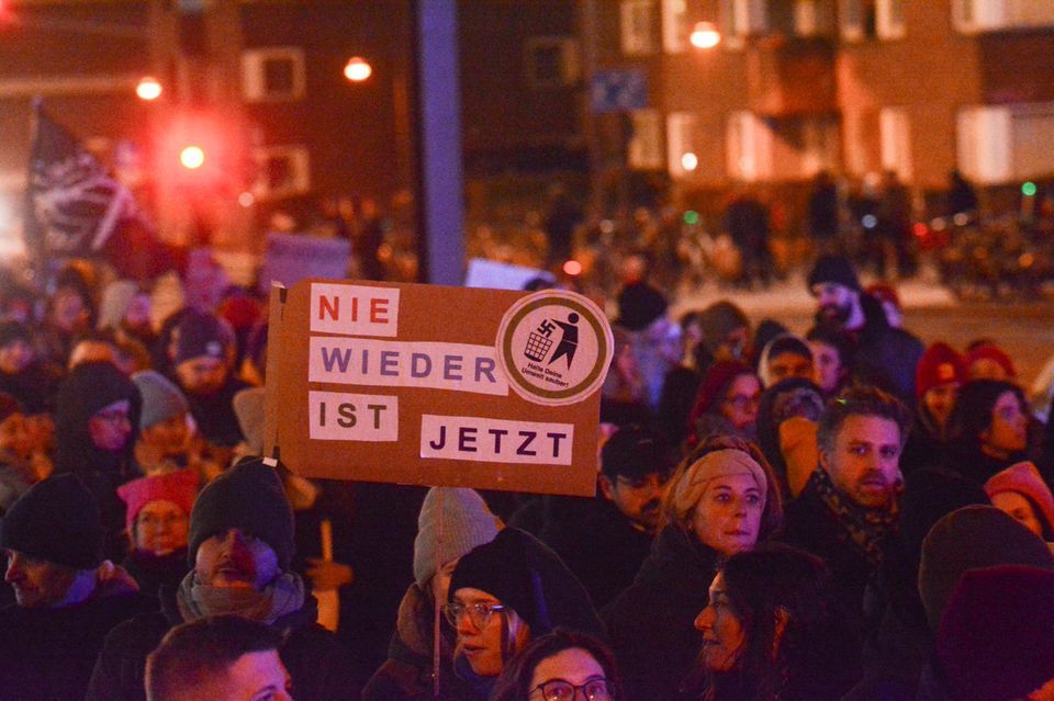Demo gegen rechts in Köln