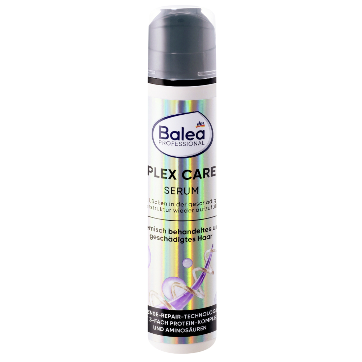 Füllt die Haarstruktur auf: "Plex Care Serum“ von Balea Professional für 3 Euro.