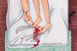 Comic: Füße im Bett