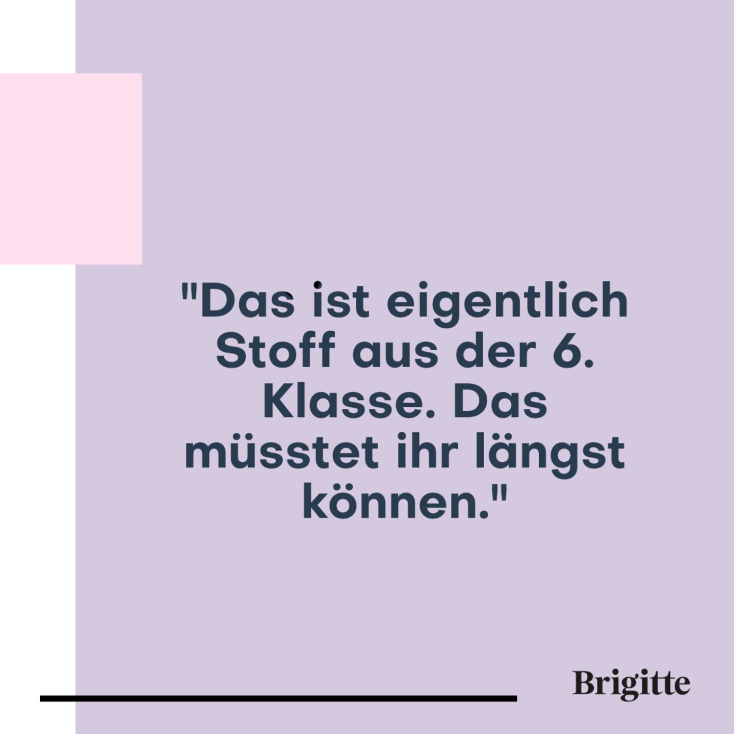 BullshitBingo 23 LehrerSprüche, an die wir uns alle erinnern