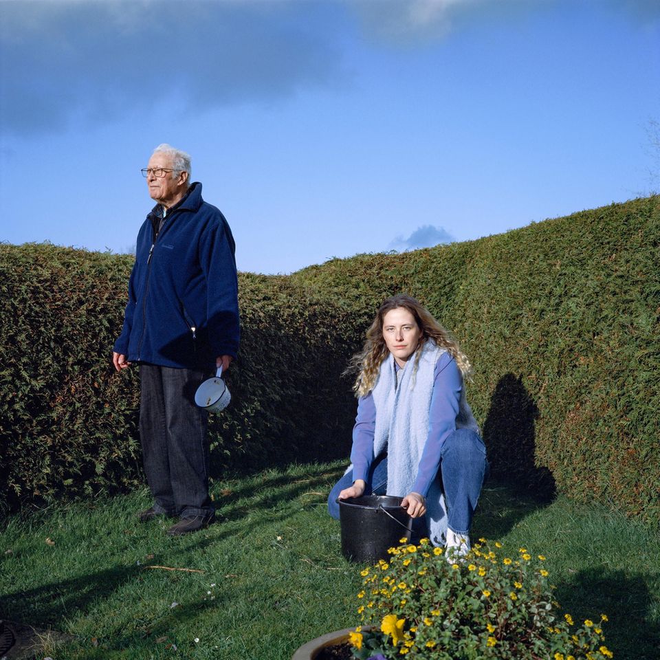 Fotoprojekt "Das Fenster zur Hecke": Antine Yzer und ihr Opa