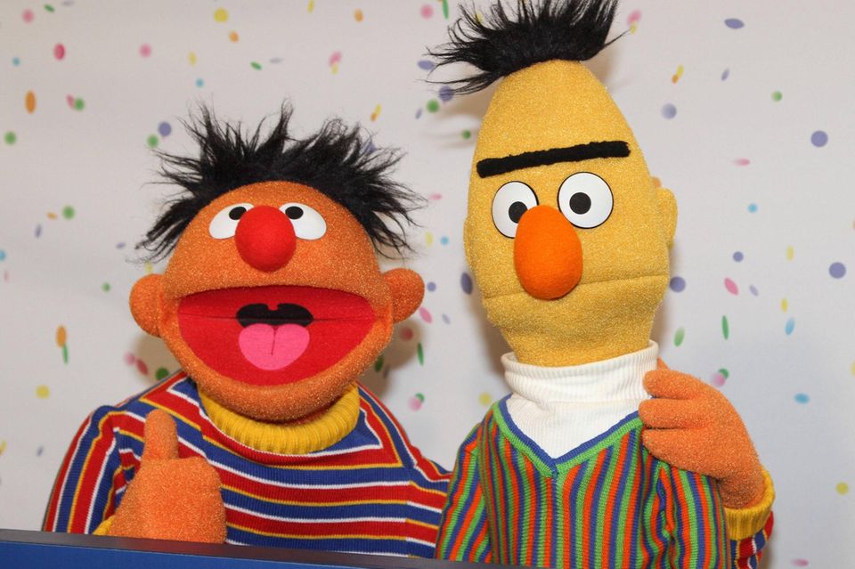 Ernie und Bert auf einem Bild