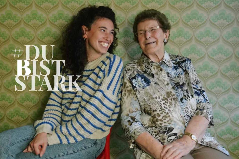 Große Liebe: Die Berliner Journalistin und Autorin Edith Löhle (li.) mit ihrer Oma Klara, die 2021 verstarb