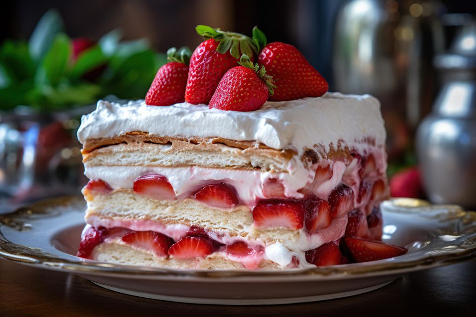 Leckeres Kuchen-Rezept zu Ostern: Erdbeer-Eisbox-Kuchen
