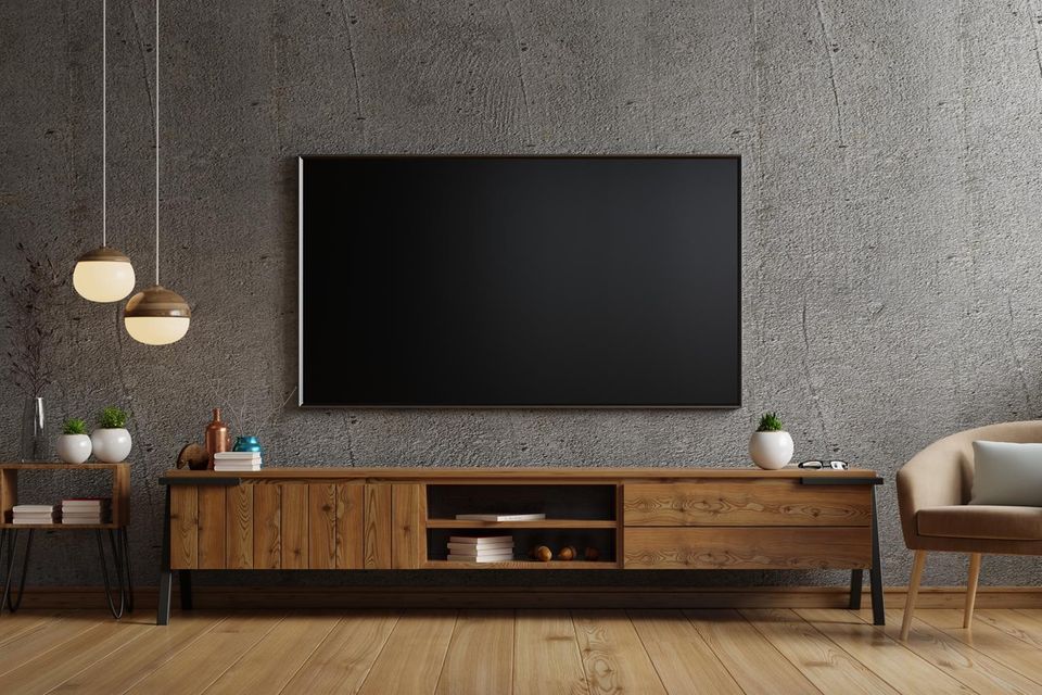 Wandgestaltung Wohnzimmer: Fernsehwand