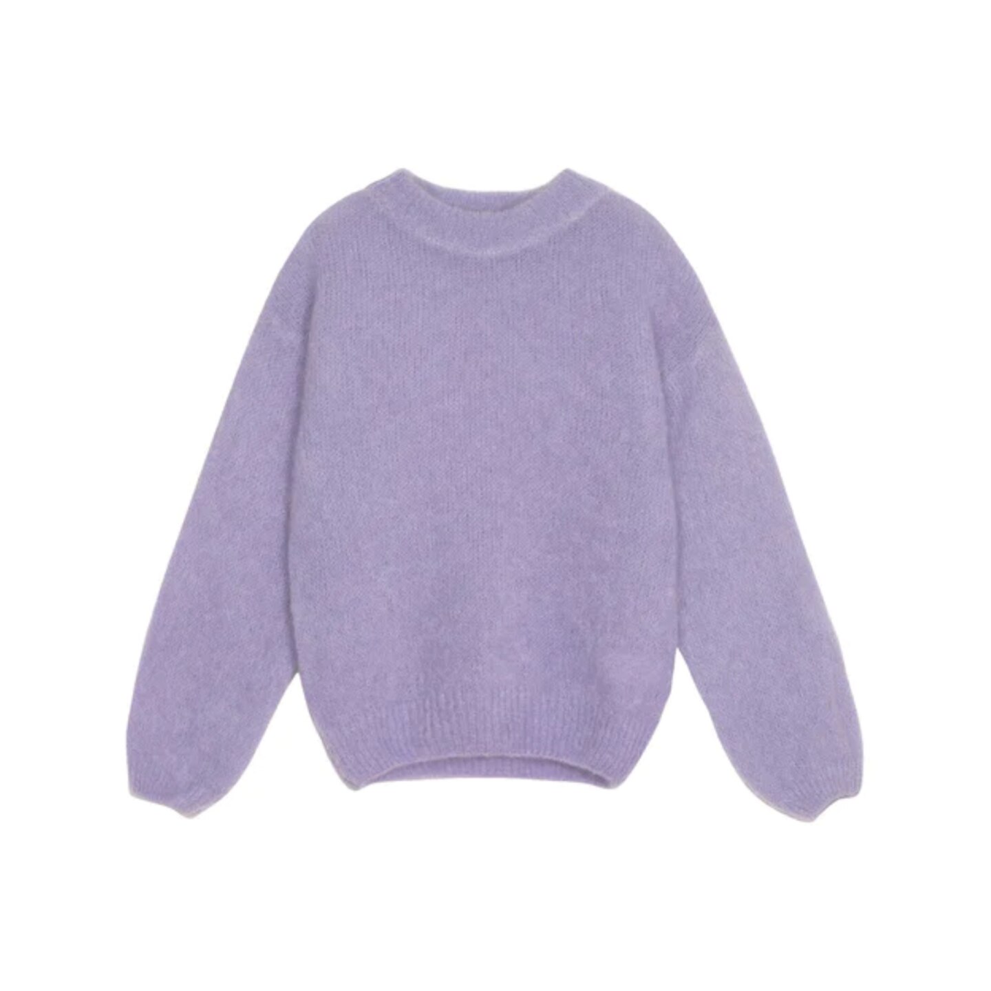 Der lavendelfarbene Pullover "Klea" der Marke Frnch gefällt mir wegen des geriffelten Bunds und Kragens besonders gut. Die Farbe finde ich natürlich auch toll für den Frühling – besonders in Kombination mit Beige und Weiß kann sie strahlen. Um 158 Euro. 