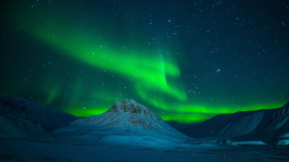 Astrotourismus: Nordlichter auf Spitzbergen