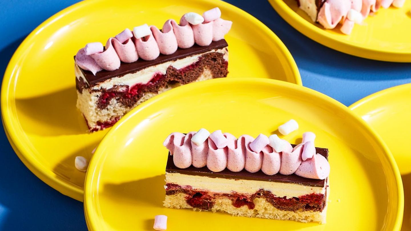 Himbeer-Marshmallow-Donauwelle | BRIGITTE.de