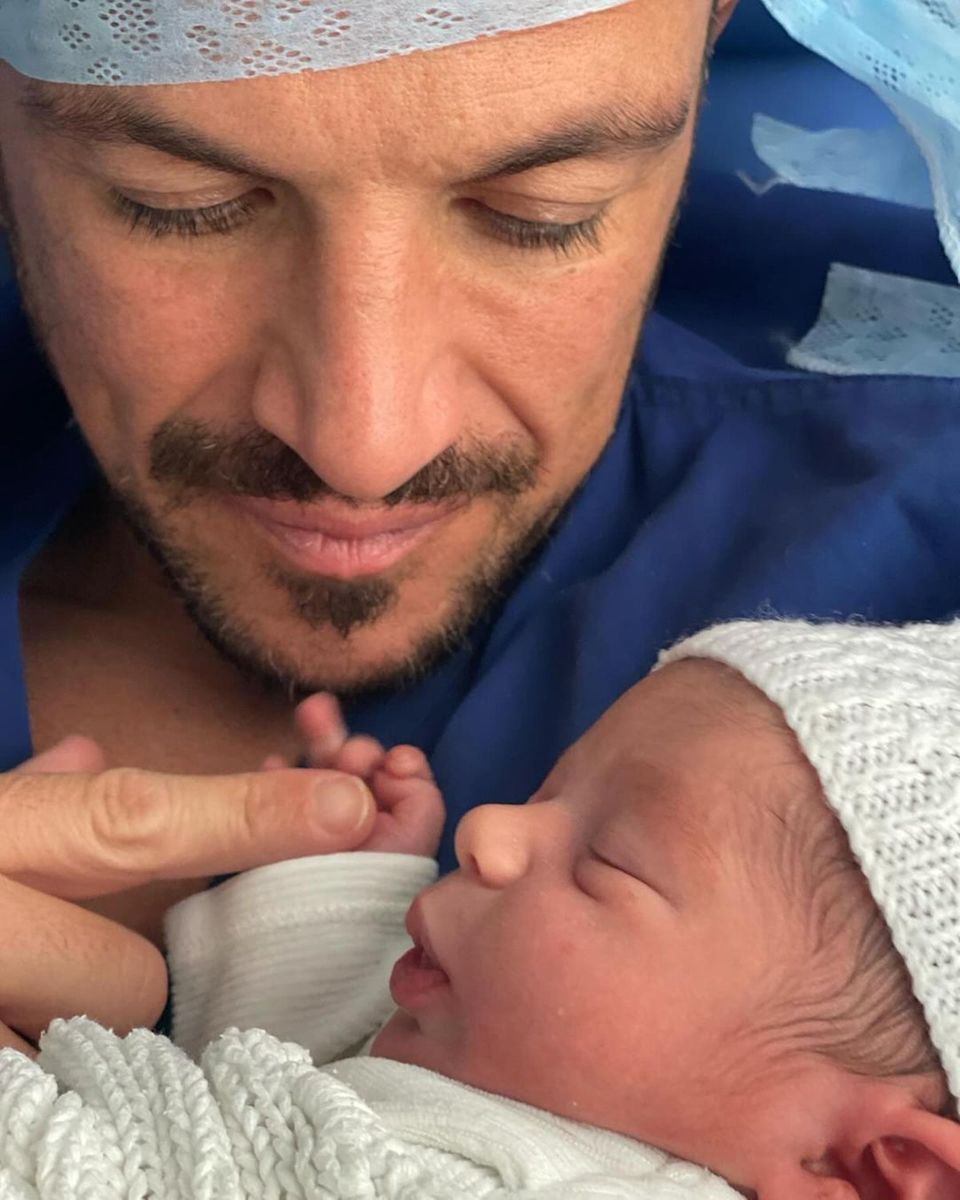 Star-Babys: Peter André mit Baby