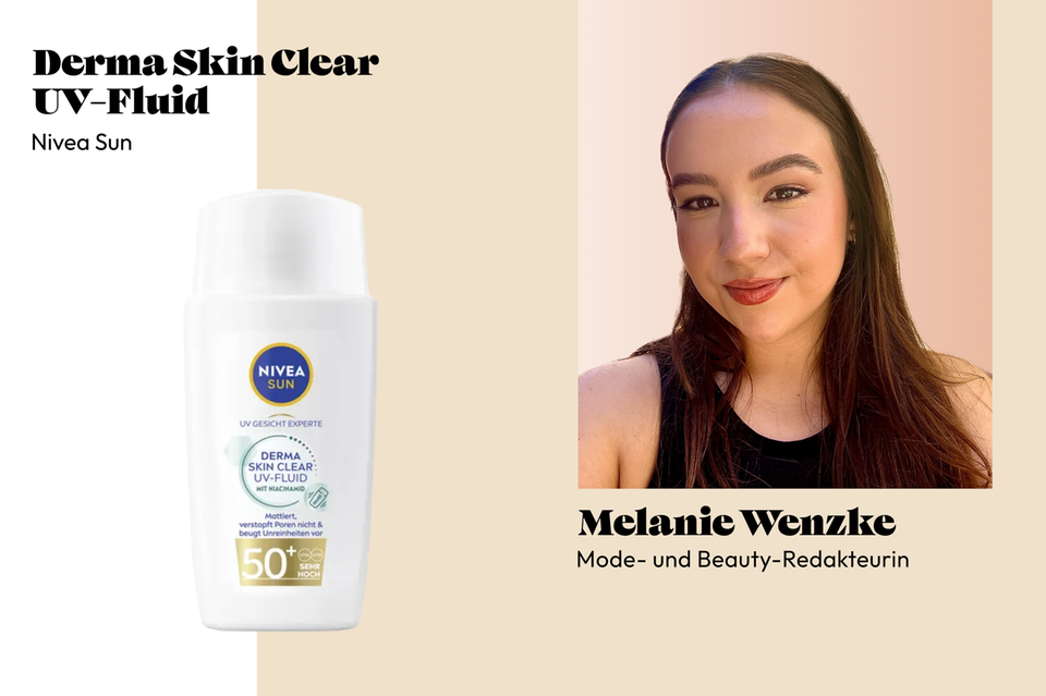 Bei Mode- und Beautyredakteurin kommt nicht jede Sonnencreme ins Badezimmer. Ob das neue "Derma Skin Clear Fluid" von Nivea den Test besteht? 