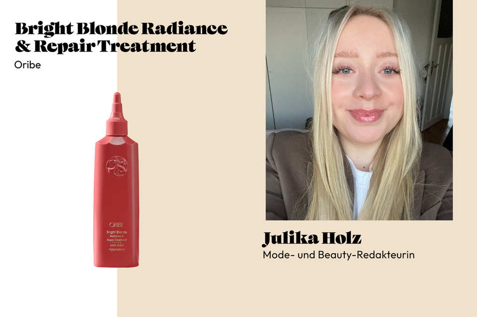 Blond ist Julikas Fachgebiet. Unsere Beautyredakteurin stellt daher das Blond-Treatment von Oribe auf die Probe. 