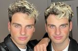 GNTM: Julian und Luka mit braunen Haaren und blonden Spitzen