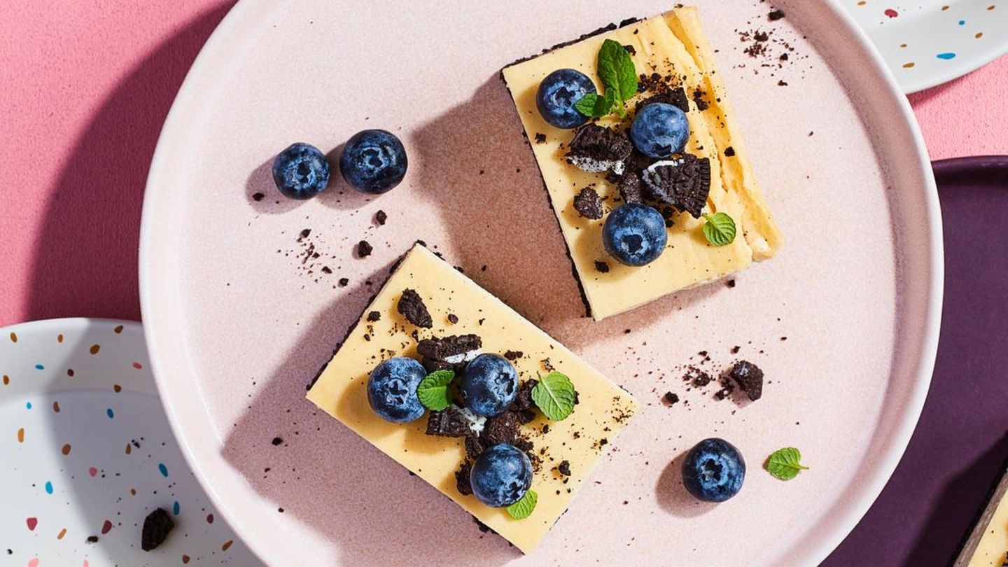 Veganer Cheesecake mit Keksboden BRIGITTE.de