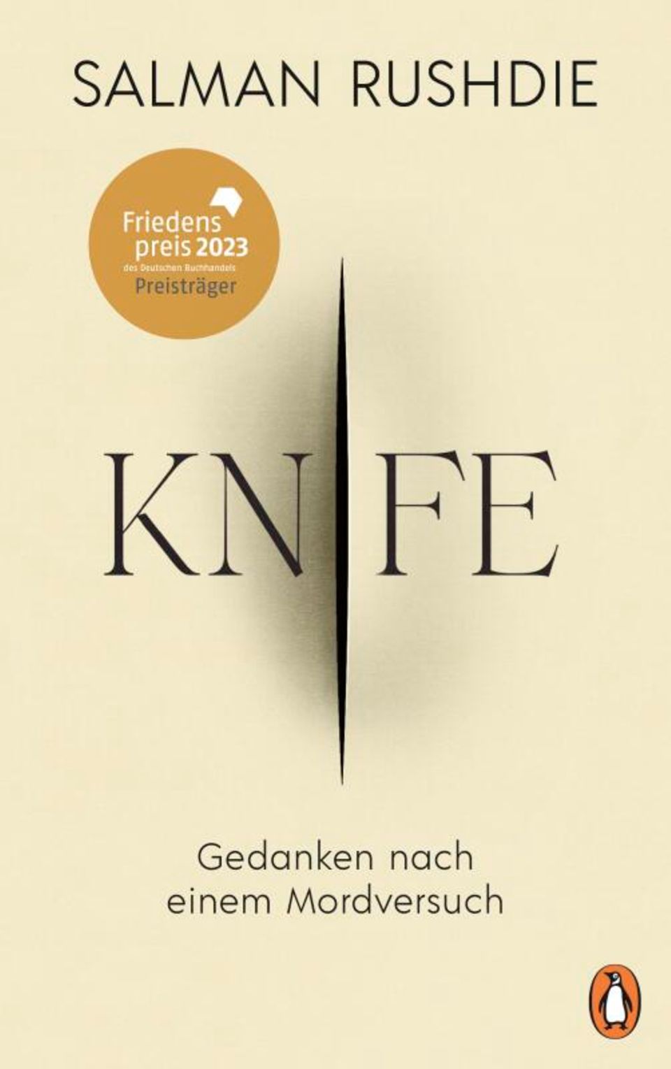 Buchtipps der Redaktion: Buchcover "Knife"