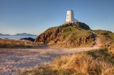 Wildbaden: Leuchtturm auf Llanddywn Island