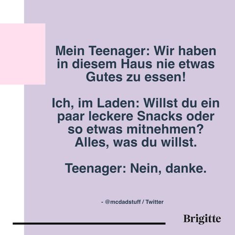 TeenagerSprüche "Teenager sind wie Katzen" BRIGITTE.de