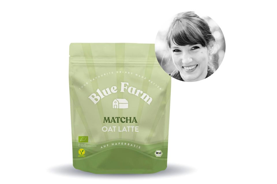 We try before you buy Matcha Oat Latte von Blue Farm