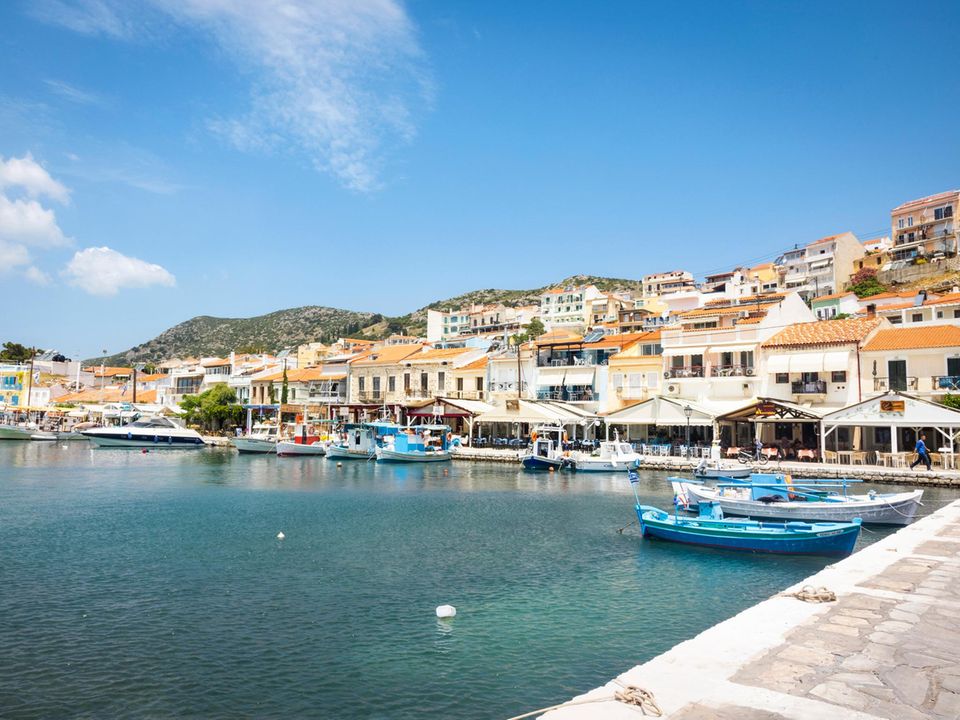 Samos: Hafen von Pythagorio