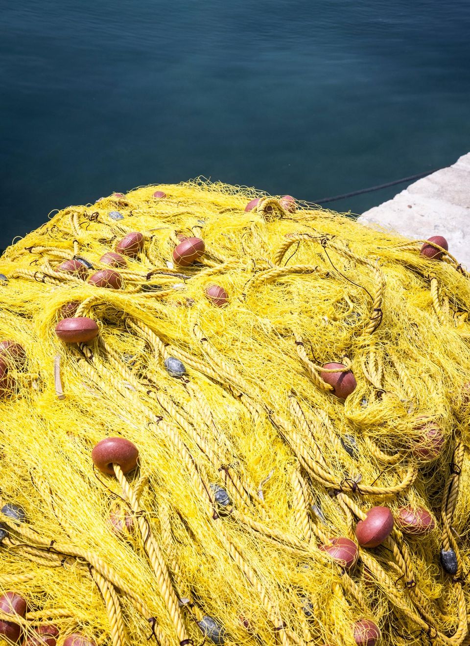 Samos: Fischernetze
