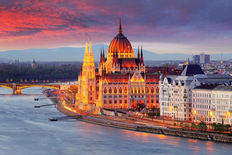 Budapest: Sonnenuntergang