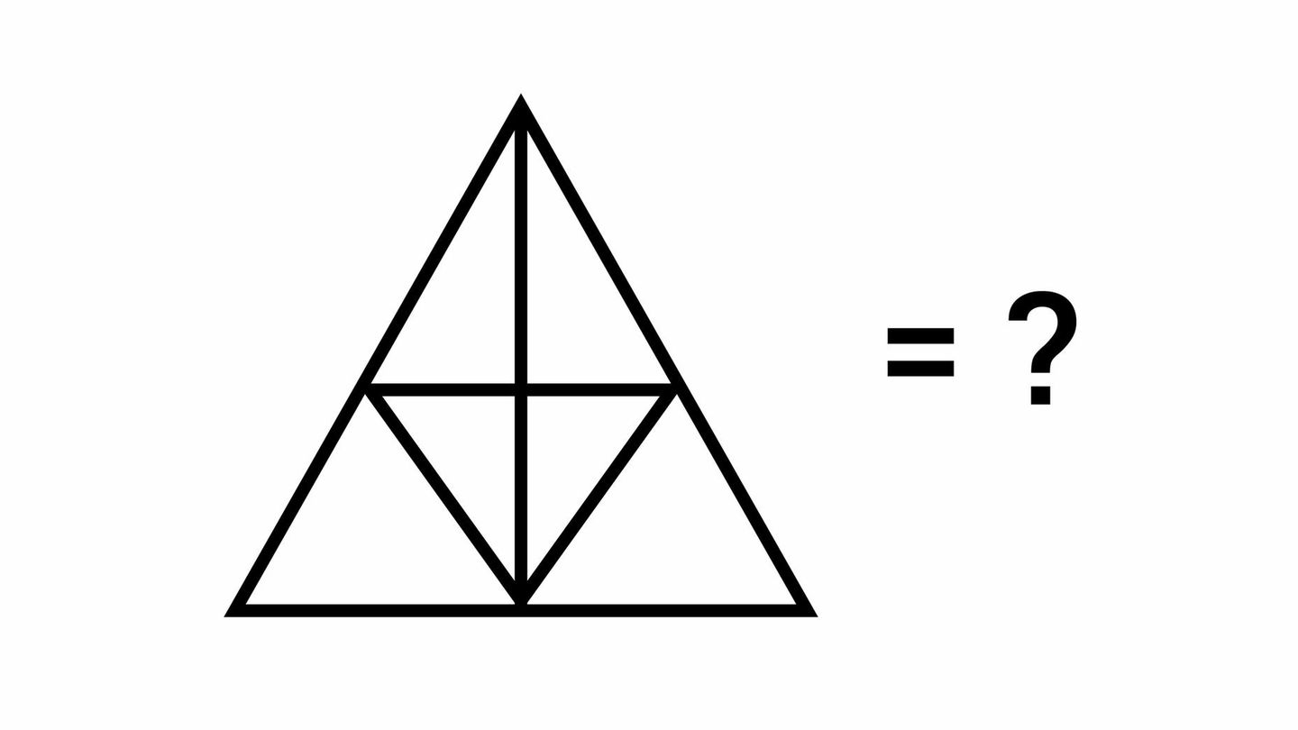 IQ-Test: Nur 2 % können alle Dreiecke finden – gehörst du dazu?