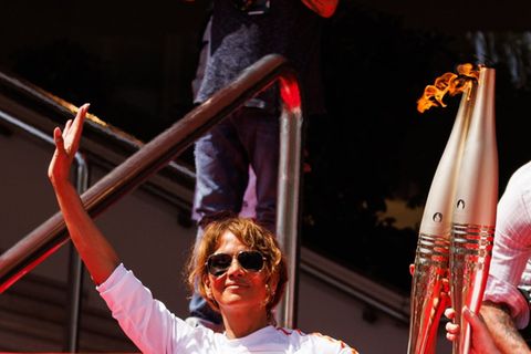 Halle Berry wurde in Cannes zur Olympischen Fackelträgerin.