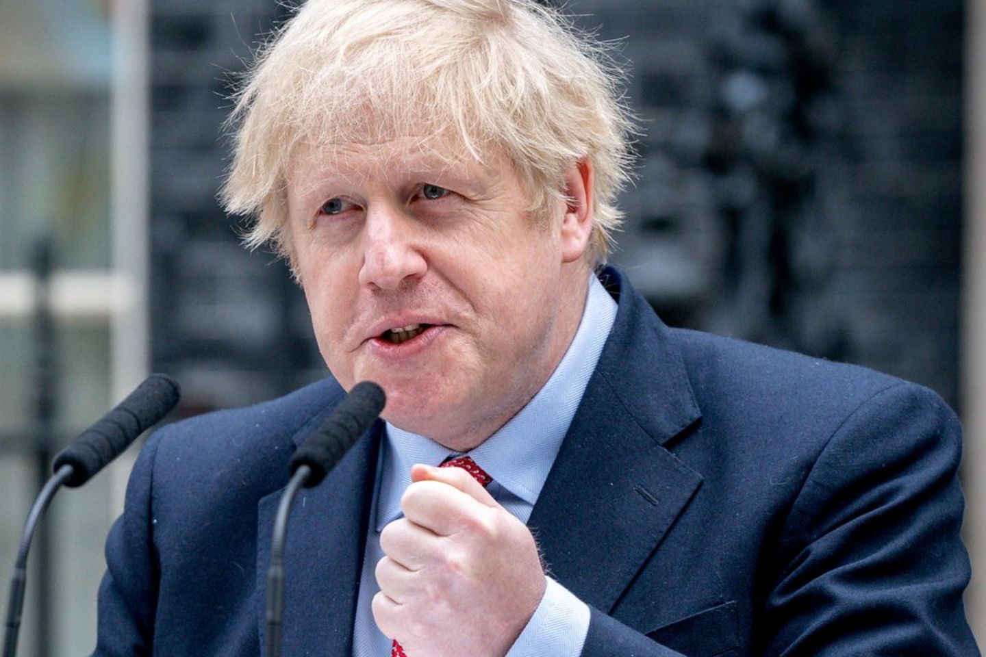 Stolperte 2022 über die "Partygate"-Affäre: Boris Johnson.