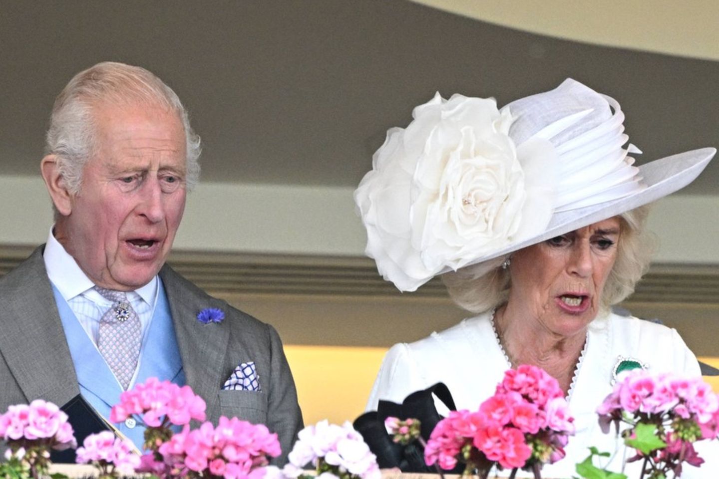 König Charles und Camilla wirken am dritten Tag vom Royal Ascot nicht glücklich.