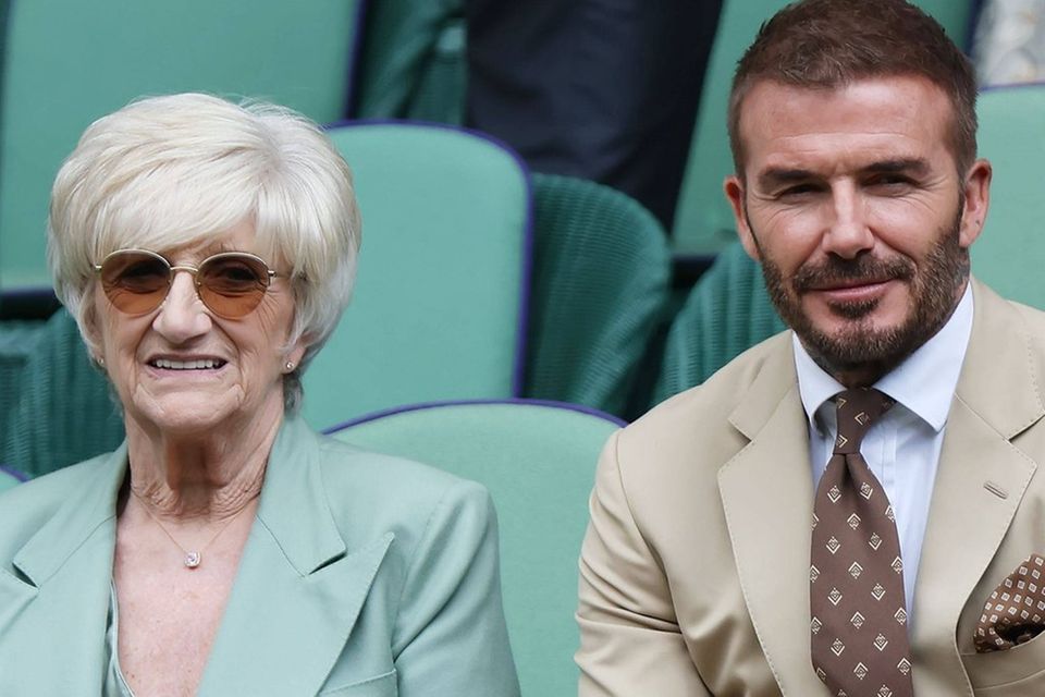 David Beckham und seine Mutter Sandra haben ein enges Verhältnis.