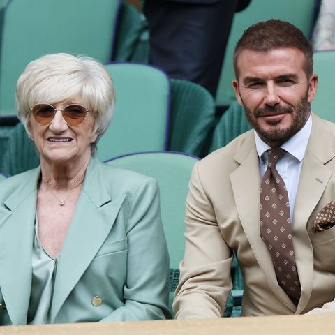 David Beckham und seine Mutter Sandra haben ein enges Verhältnis.