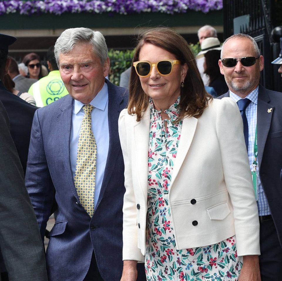 Carole und Michael Middleton in Wimbledon.