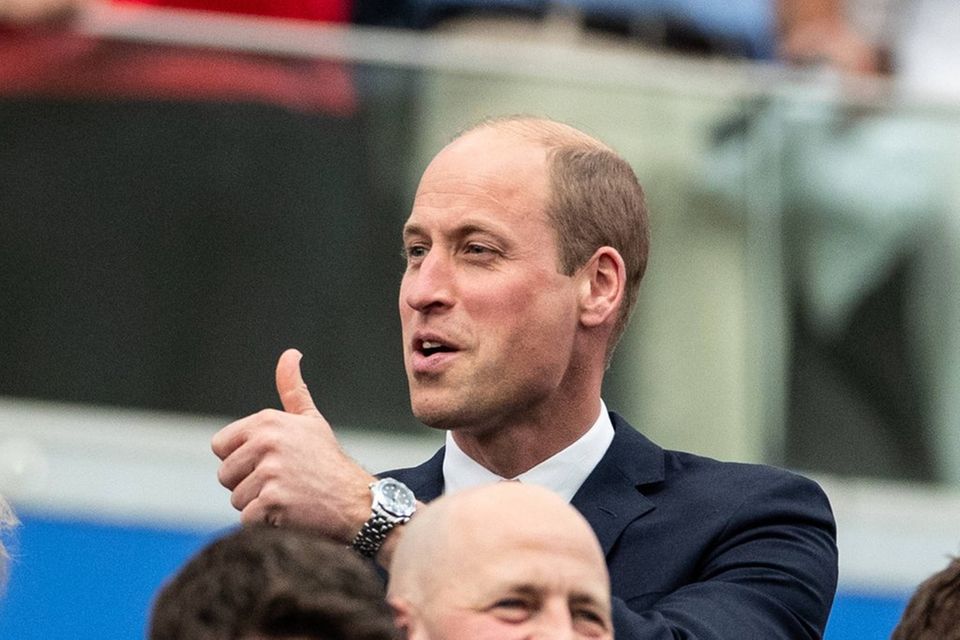 Prinz William wird erneut im Stadion England die Daumen drücken.