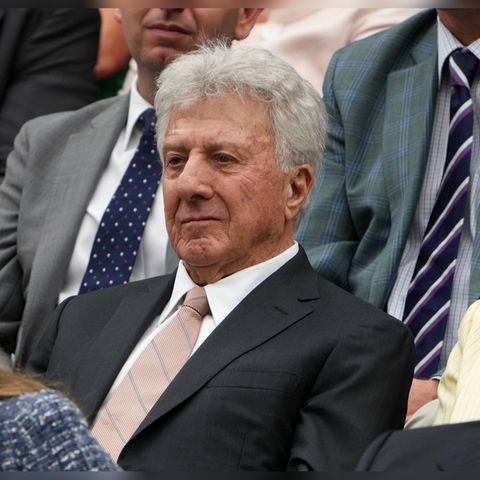 Dustin Hoffman in Wimbledon.