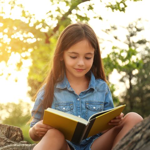 Bücher im Sommer 2024: Mädchen sitzt auf Baum und liest ein Buch