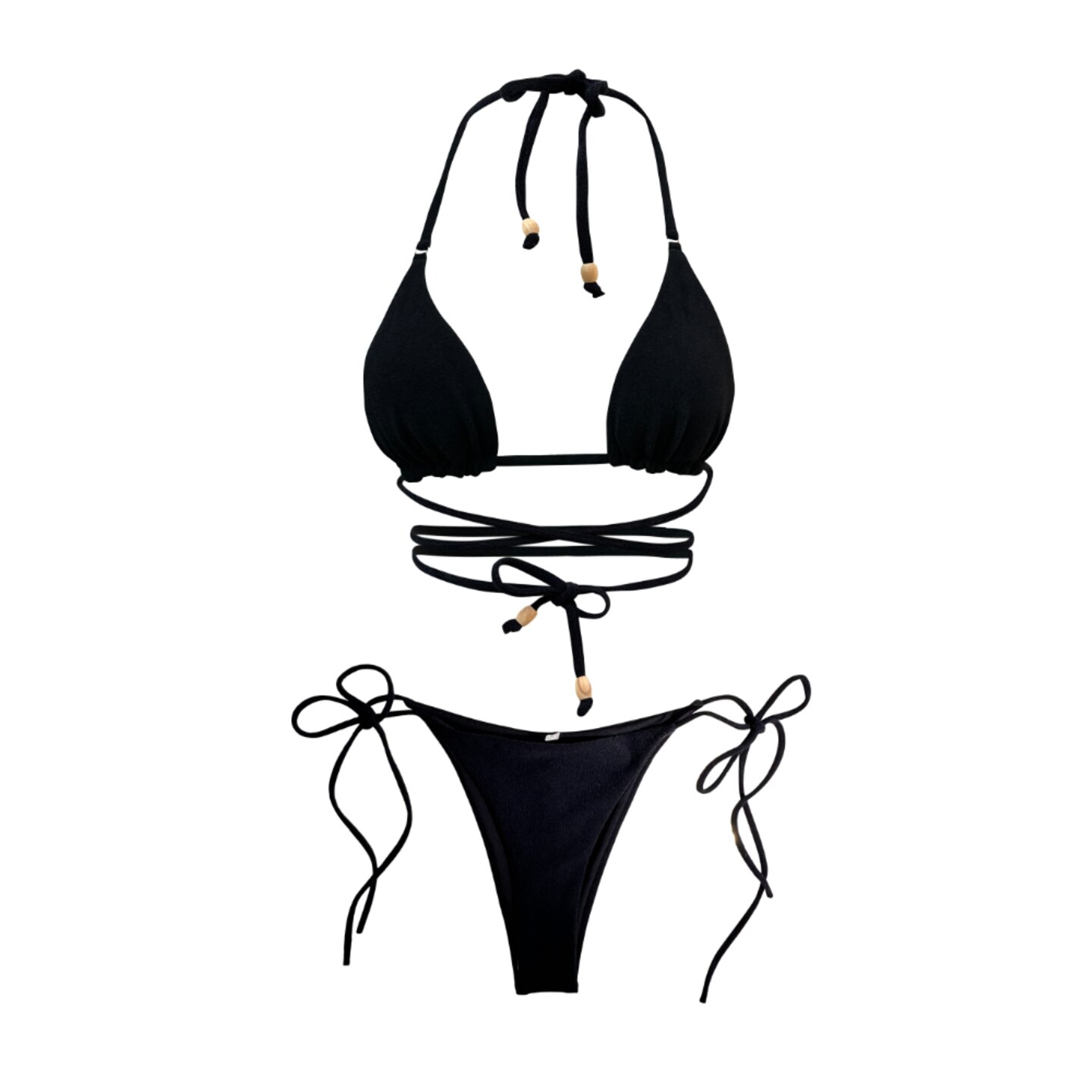 Dieser sexy Bikini von Narah Soleigh kostet ungefähr 140 Euro und zeichnet sich durch ein verspieltes und feminines Design aus. Außerdem hat es sich das Label zur Aufgabe gemacht auf nachhaltige Stoffe und Produktion zu setzen. Gut aussehen und damit auch noch Gutes tun – es kann so einfach sein!