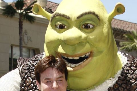 Mike Myers leiht im Original "Shrek" seine Stimme. Als der beliebte Oger einen Stern auf dem berühmten Walk of Fame bekam, dur