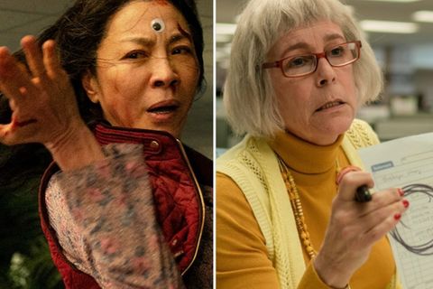 "Everything Everywhere All at Once" mit Michelle Yeoh (l.) und Jamie Lee Curtis.