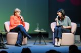Angela Merkel: im Gespräch mit Brigitte Huber