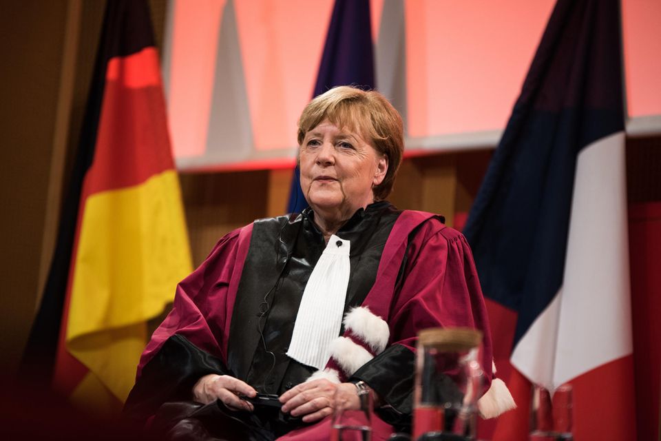Angela Merkel. Verleihung der Ehrendoktorwürde