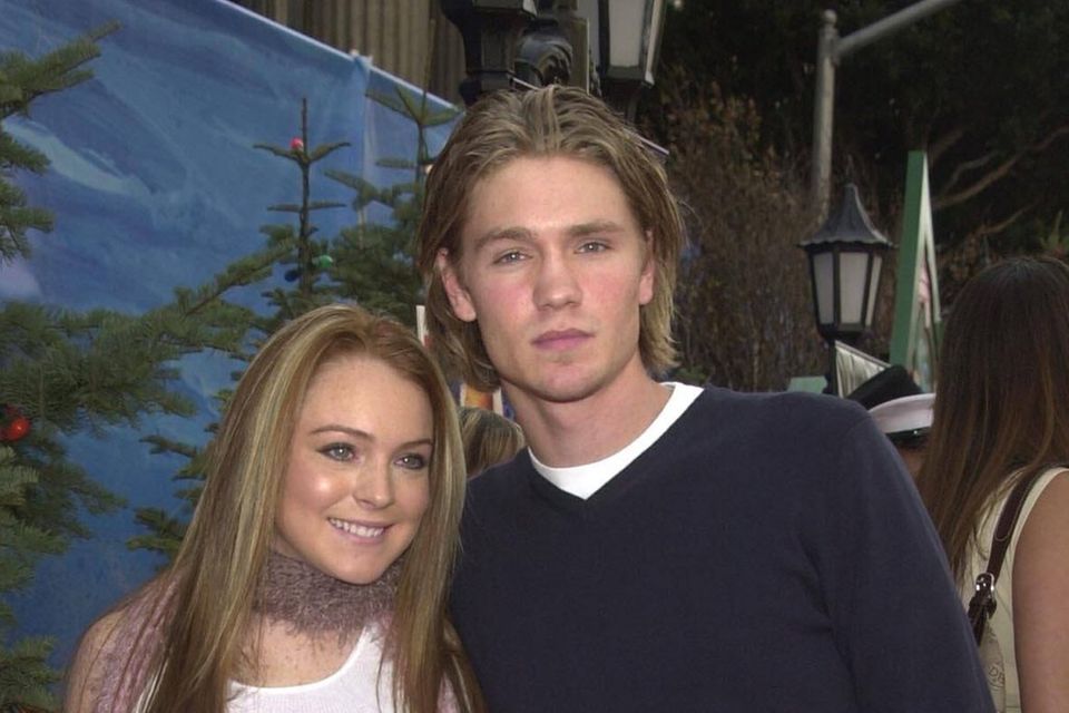 Lindsay Lohan mit Chad Michael Murray während der Produktion von "Freaky Friday" Teil eins.