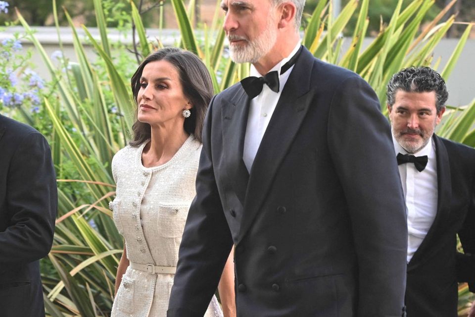 Ganz schön edel: Königin Letizia und König Felipe in Madrid.