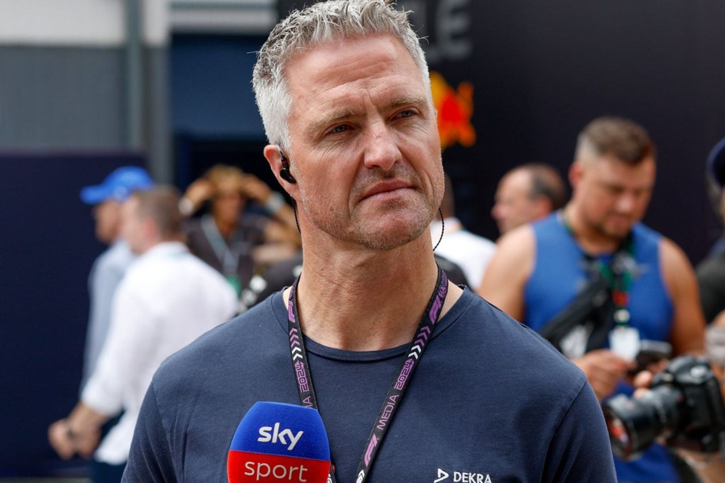Ralf Schumacher war am Wochenende beim Großen Preis von Ungarn für den Bezahlsender Sky wieder als Experte im Einsatz.