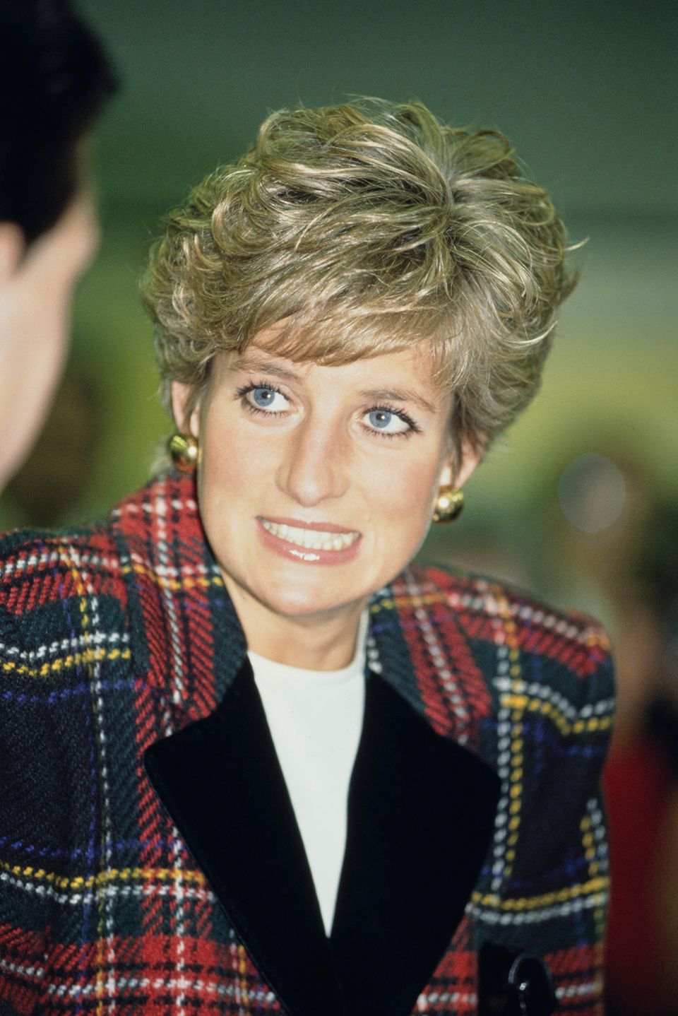 Prinzessin Diana mit dunklem Liner 1991