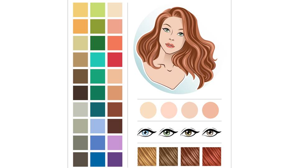 Frühlingstyp: Warm Spring Palette