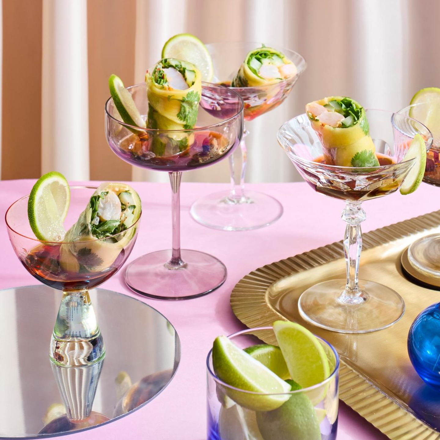 Krabben-Cocktail-Sommerrollen